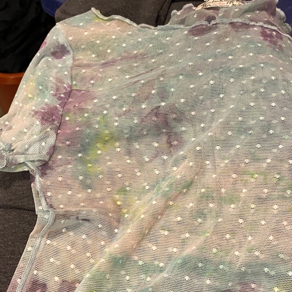 Free People Intimately On The Dot Baby Tee - Picture 2 of 5